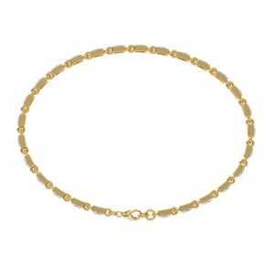 Lab Grown Princess Cut Bezel <b>Set</b> Two Tone Diamond Tennis Bracelet in 14K <b>Gold</b> | Geometric Minimalist Designer Diamond Jewellery - Product Image 6