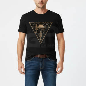 Camiseta estilo western para hombre, cómoda, de algodón, para ropa de calle de verano y atuendos diarios, camisetas western para hombre - Product Image 3