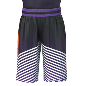 Ensemble uniforme de basket-ball noir unisexe, imprimé animal sur le devant, bandes latérales colorées, col en v, sans manches, short en jersey, évacuation de l'humidité - Product Image 6