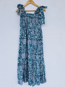 Femmes sans bretelles lin Maxi robe été Boho ceinturé col en v décontracté Sexy robe de soirée dames plage vacances robe d'été convient aux vacances - Product Image 2