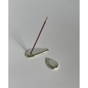 Round Stainless Steel Incense Burner Minimalist Design Aromatic Diffuser All Season Use Durable <b>Home</b> Fragrance Holder - Product Image 2