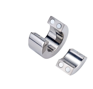 แหวนโลหะแม่เหล็กสีเงินแบบวงแหวนเปิดสำหรับอุปกรณ์ BDSM - Product Image 6