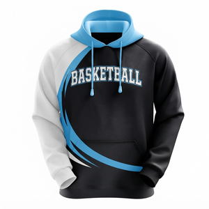 Sweat-shirt à capuche entièrement imprimé par sublimation, vêtements de sport personnalisés avec logo d'équipe pour hommes, femmes et jeunes joueurs - Product Image 1