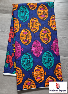 Tissu en coton imprimé africain et Ankara 100 % premium pour la confection de robes, la couture, le quilting et les projets d'artisanat - Product Image 6