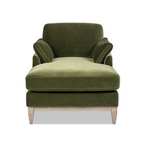 Chaise longue Pasadena Modern Farmhouse verde oliva - Product Image 3