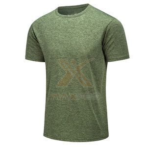 เสื้อยืดออกกำลังกายสีพื้น ผลิตในปากีสถาน ดีไซน์ล่าสุด เสื้อยืดออกกำลังกายผู้ชาย เสื้อผ้าฟิตเนส เสื้อยืดออกกำลังกาย - Product Image 1