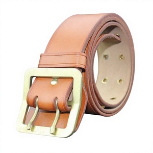 Famous Branded Luxury Men's Genuine 100% Natural Buffalo Cow Hide Leather Vintage Eco-Friendly Waterproof Pin Buckle Custom - Product Image 2