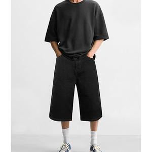 Pantalones Cortos de Mezclilla con Lavado Ácido al por Mayor, Estilo Urbano, Corte Holgado, Vintage, de Algodón, con Logotipo Personalizado - Product Image 6