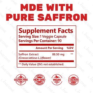 פרטי תווית טהור safron לחלץ כמוסות אנרגיה & מצב רוח, עיניים & לב תוספי מזון - Product Image 5