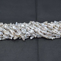 Perles d'eau douce naturelles de 14 mm, 16 mm, 18 mm, perles baroques irrégulières, brins de haute qualité, perles cultivées pour la fabrication de colliers, Alibaba