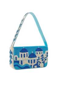 Sac à bandoulière en résine style bohème pour femmes indiennes, imprimés animaliers, fait main, perlé, avec fermeture éclair, grande capacité, pour soirée - Product Image 2