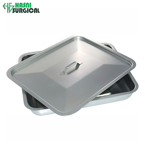 Bandeja de Instrumentos Quirúrgicos Manuales de Acero Inoxidable OEM de Último Diseño con Tapa, Certificación CE ISO para Uso Hospitalario - Product Image 5