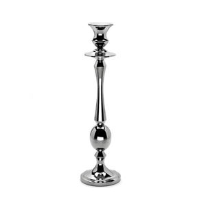 Luxury Polished Silver Metal <b>Candle</b> Holder Stand Modern Decorative Taper Stick for Events Hotel Restaurant Home Decor <b>Gift</b> <b>Set</b> - Product Image 2