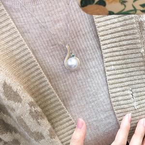 Auténtico Collar de Perlas de Agua de Mar para Mujer 2024, Cadena para Clavícula Inspirada en el Agua de Mar, Regalo Perfecto para el Día de la Madre - Product Image 4