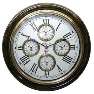 Boussole de qualité supérieure Look Vintage nautique bureau horloge de poche artisanat indien décor à la maison article Top Standard produit - Product Image 5