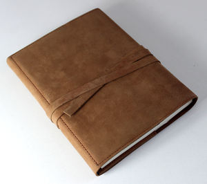 Diario de cuero para escribir para mujeres, diario de cuero sintético para hombres, cuadernos de escritura personalizables con tapa dura y páginas rayadas - Product Image 6