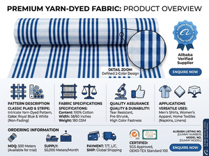Recycled Eco-Friendly 100% Nylon Striped PVC Coated <b>Fabric</b> for Durable Woven Tote Bags and Shopping Accessories - Product Image 6