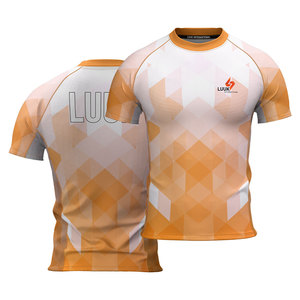 T-shirt de sport et de loisirs pour homme à manches courtes, personnalisé avec logo, sublimé, anti-UV, écologique, anti-humidité et compressif - Product Image 1