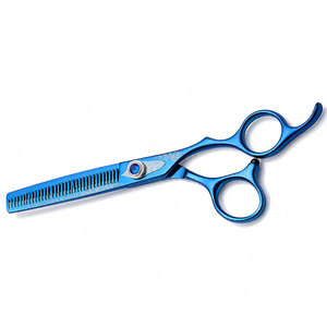 Ciseaux à effiler professionnels en acier inoxydable pour droitiers avec manche en céramique, lames aiguisées à 32 dents pour salon et usage domestique - Product Image 6