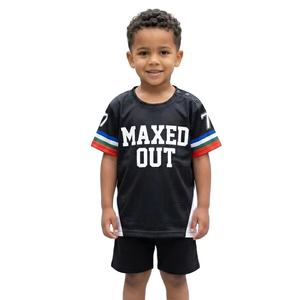 Camiseta Deportiva Juvenil de Fútbol Americano con Botones en los Hombros, Malla Transpirable, 100% Poliéster, Personalizable, OEM, al por Mayor - Product Image 1