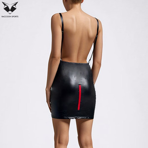 Robe courte à paillettes pour femmes, tenue de club sexy, style soirée - Product Image 5