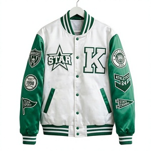 High Quality Custom Satin <b>Bomber</b> <b>Jacket</b> Polyester Winter Men and <b>Women</b> Baseball Satin <b>Varsity</b> <b>Jacket</b> For Men - Product Image 1