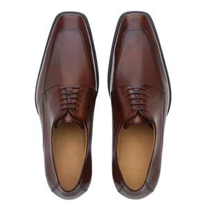 Zapatos de Cuero Estilo Italiano Negros para Hombre, Punta Redonda, Cuero Vacuno Premium, Elegantes, Fabricante Global OEM - Product Image 5