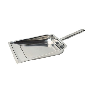 Recogedor de Polvo de Acero Inoxidable, Resistente, Metálico, Manual, para Cocina, Hogar, Oficina, Herramienta de Limpieza y Recolección de Residuos - Product Image 1