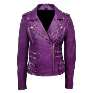 Chaquetas de Cuero 2026 para Mujer, Chaquetas de Cuero Genuino Personalizadas al por Mayor, Servicio OEM - Product Image 2