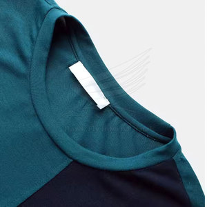 T-shirt à manches courtes pour homme, col rond, nouvelle collection été, design tendance, décontracté, 100% coton respirant, coupe classique, couleur personnalisable - Product Image 4