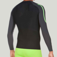 Maillot de compression uni pour hommes et garçons adultes, Rashguard MMA, Rashguard léger pour le cyclisme, Maillot de bain à manches longues pour hommes