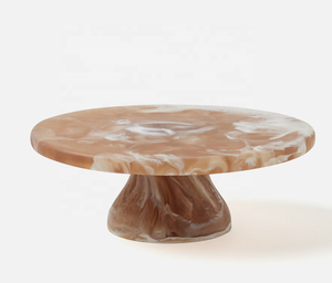 High Quality Eco-Friendly Resin Handmade Dishwasher Safe Cake Stand Tray Sustainable Fruit Display Server <b>Kitchen</b> Wedding - Product Image 6