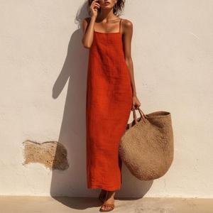 High Quality Square Collar Floral Print Maxi Dress <b>Puff</b> Sleeve Breathable Woven Fabric Summer Casual Dress Wholesale 100% Cotton - Product Image 1