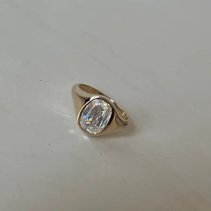 Lab Grown 2.02 CT Criss Cut Diamond Promise Unique Curve Band <b>Ring</b> For Women's 14K Solid Gold Wedding Party Gift For Partners - Product Image 1