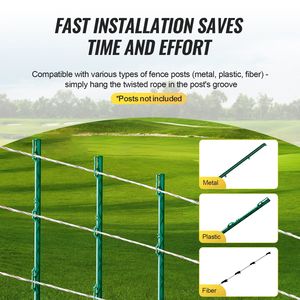2625Ft 800M recinzione elettrica filo di bestiame scherma in polifilo per cavalli e bovini - Product Image 5