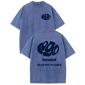 เสื้อยืดโอเวอร์ไซส์ลายกราฟิกสไตล์วินเทจ ยูนิเซ็กซ์ ทรงหลวม ไหล่ตก สตรีทแวร์ ตัวอักษรพิมพ์ลาย แขนสั้น - Product Image 2