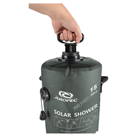 Douche extérieure portable en PVC 15L avec câblage intégré, sac de douche pour plage, piscine, camping, randonnée, pêche, activités Aropec SSB-HL01 TW