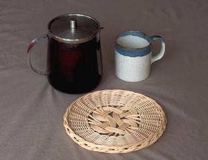 Salvamanteles Ecológico de Ratán, Apto para Encimeras de Cocina, Mesas de Comedor, Bufés, Fiestas y Decoración del Hogar, de la India - Product Image 3