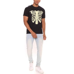 T-shirt 100 % coton OEM avec impression graphique intégrale sur toute la surface, tee-shirt surdimensionné pour hommes, fabricant sur mesure de t-shirts pour hommes - Product Image 5