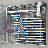Kit d'instruments d'ostéotomie pour lifting sinusal de classe II, vente en gros d'usine, ensemble chirurgical d'implantologie dentaire pour usage en soins intensifs