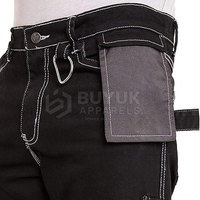 Pantalon de travail industriel robuste pour ouvrier, mécanicien, technicien, extérieur, renforcé, multi-poches, respirant, séchage rapide