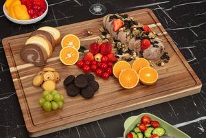 เขียงไม้ทรงสี่เหลี่ยมสำหรับครัว งานหนัก ทนทาน หนา 1.3 ซม. ทำความสะอาดง่าย - Product Image 3