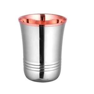 Vaso de cobre de doble pared con revestimiento de cobre, diseño minimalista para adultos, apto para lavavajillas. - Product Image 1
