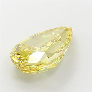 Diamant de laboratoire de qualité supérieure, jaune intense, de type CVD 2A, taille excellente, certifié IGI, pierre brute pour usage en joaillerie. - Product Image 5
