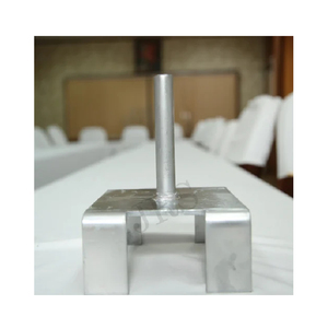 Placa de Unión Cuádruple para Andamios, Ajustable, de Acero Inoxidable Q235, Galvanizada en Caliente, Accesorios para Puntales Marca JRS - Product Image 1