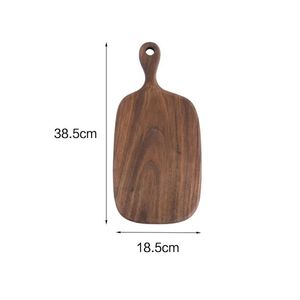 Planche à découper en bois artisanale pour légumes, viande, pain, en bois naturel durable, surface de préparation alimentaire - Product Image 3