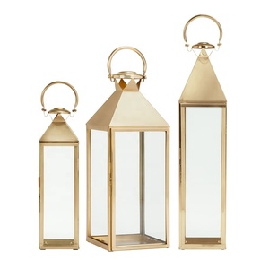 Outdoor Decorative Iron and Glass <b>Lanterns</b> in Different Finishes Custom Sizes <b>Christmas</b> Use - Product Image 2