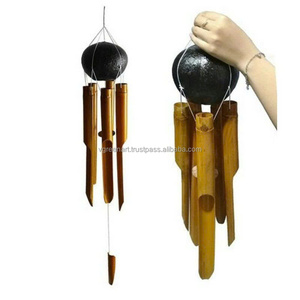 Handmade Bamboo <b>Wind</b> <b>Chime</b> Natural Decorative Hanging Ornament Vgreenart Hanoi for Home Wedding Holiday Gift - Product Image 3