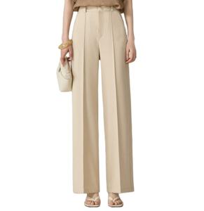 Pantalon formel d'hiver en polaire pour femme, anti-boulochage, respirant, avec logo personnalisé imprimé, 100 % coton, fermeture à cordon - Product Image 1