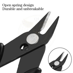 Hair Extension Tools Keratin Bond Cutting Pliers with An Opening Spring Mini Hair Pliers for Micro Nano Ring - Product Image 4